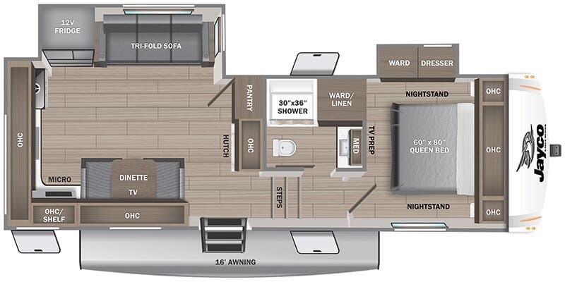 2026 Jayco Eagle SLE 24MLE floorplan