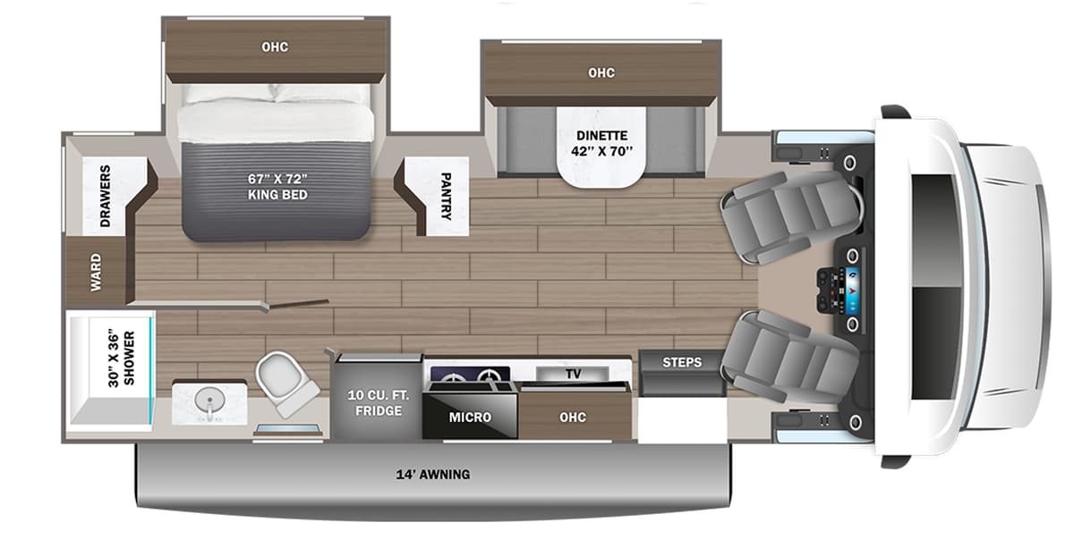 2026 Jayco Melbourne Prestige 25LP floorplan