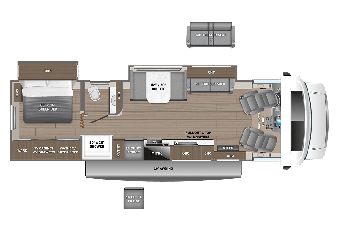 2027 Jayco Greyhawk 29MV floorplan