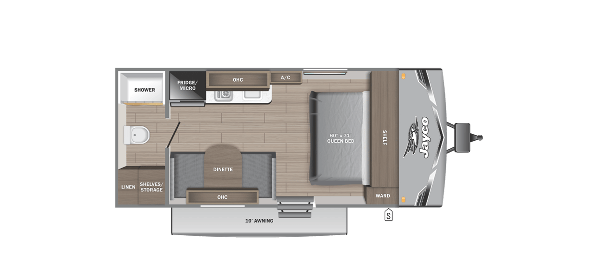 2026 Jayco Jay Flight SLX 170FQ floorplan