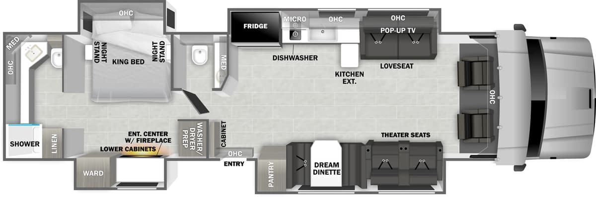 2027 Dynamax Grand Sport 45CB floorplan