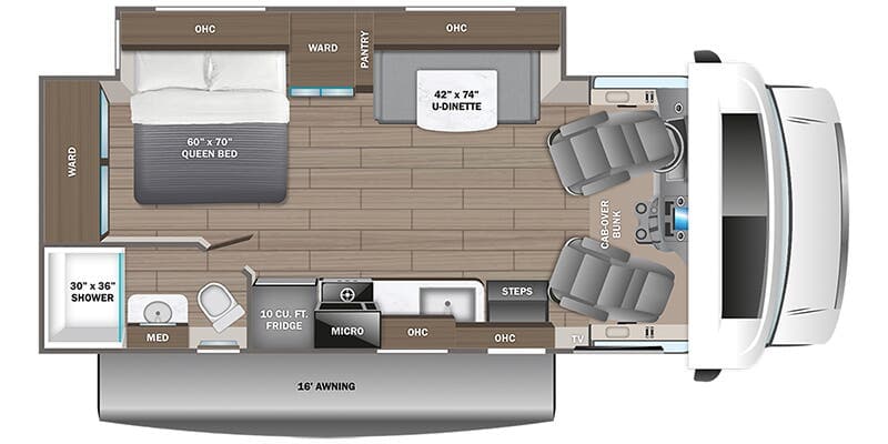 2027 Jayco Redhawk 24B floorplan