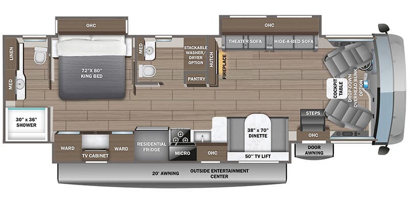 2027 Jayco Precept 36C floorplan