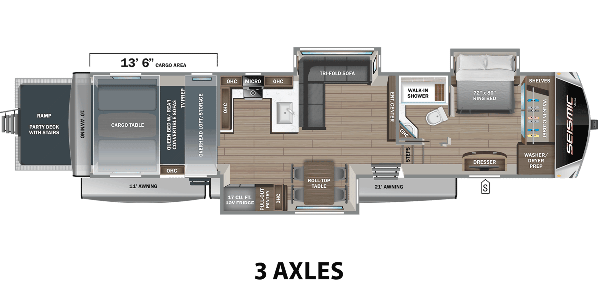 2026 Jayco Seismic 399 floorplan