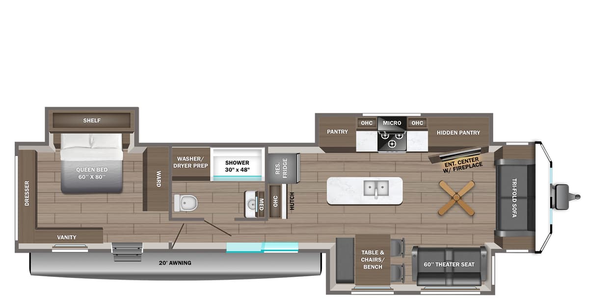 2027 Jayco Jay Flight Bungalow 401FLTS floorplan