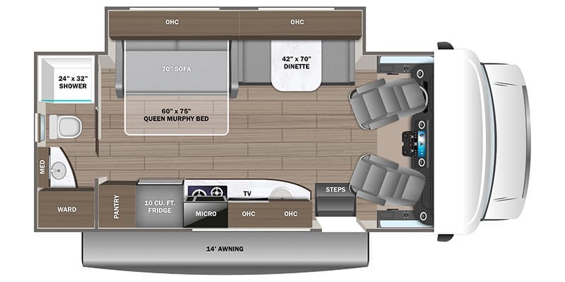 2024 Jayco Melbourne 24R floorplan