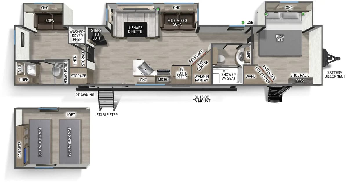 2027 Forest River Cherokee Timberwolf 39DC - Image 2