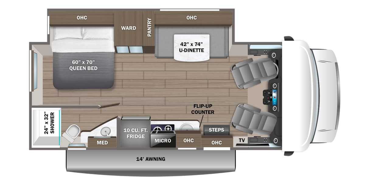 2027 Jayco Melbourne 24L floorplan