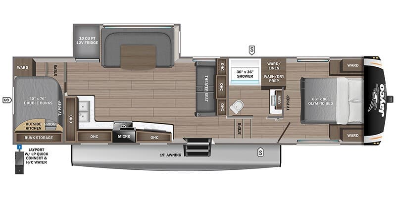 2026 Jayco Eagle HT 29DDB floorplan