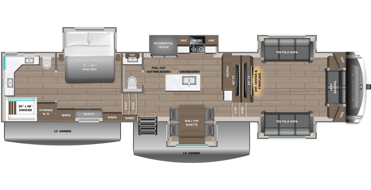 2027 Jayco Pinnacle 39FLOK floorplan