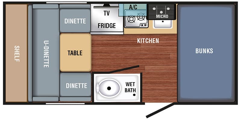 2024 Braxton Creek Bushwhacker Plus 17BH floorplan