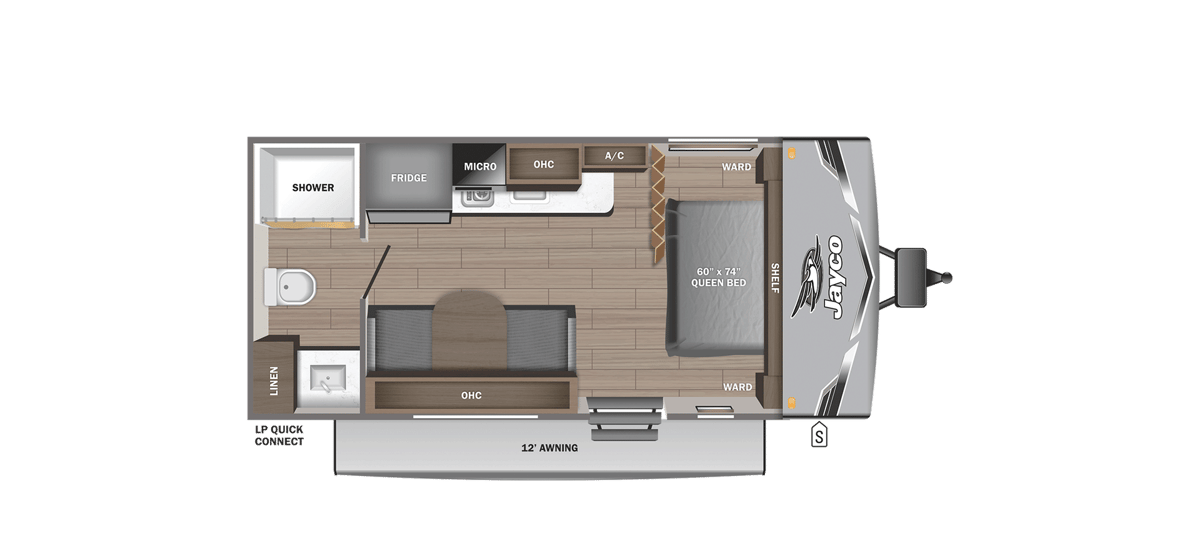 2027 Jayco Jay Flight 175FQ floorplan