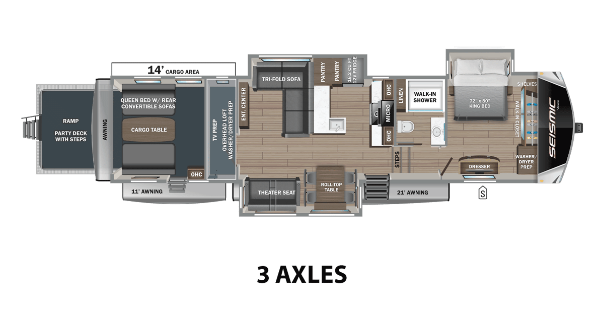 2026 Jayco Seismic 395 floorplan
