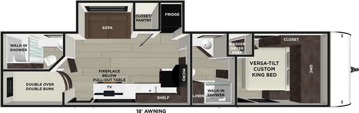2026 Forest River Salem 320ICE floorplan