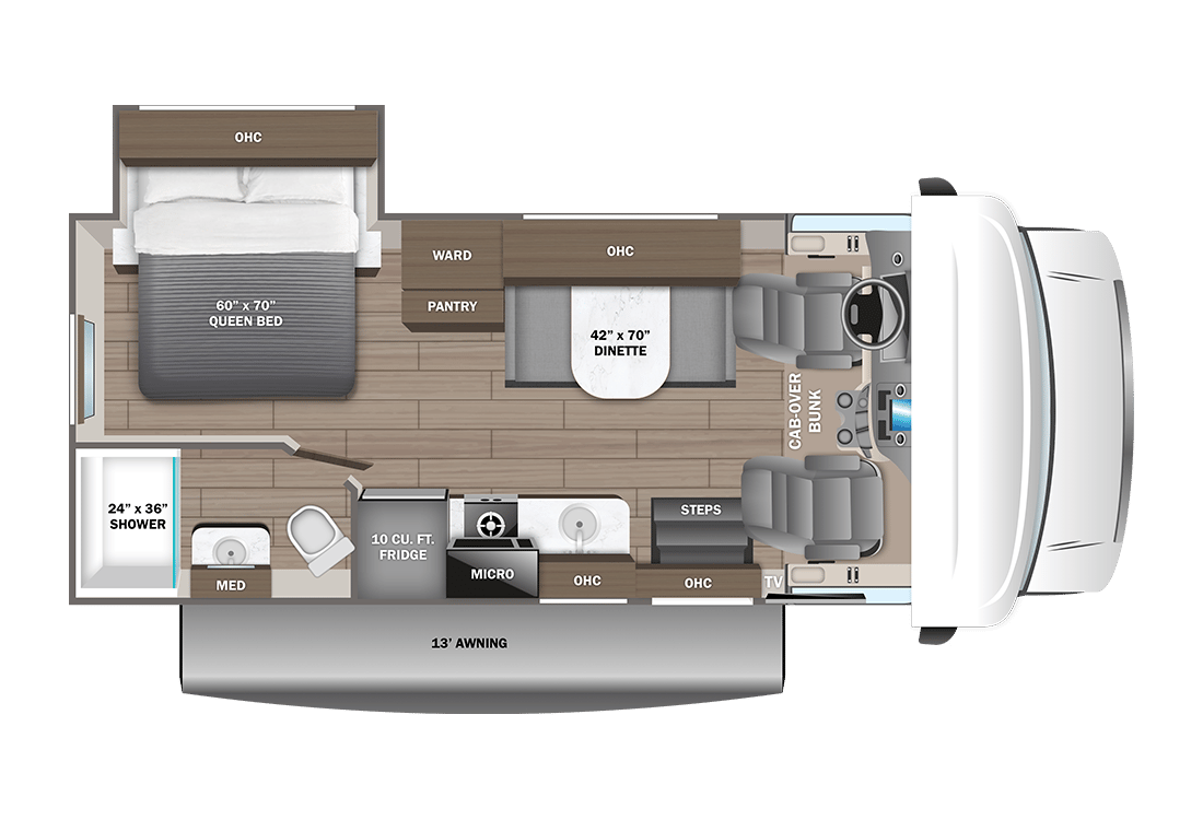 2027 Jayco Redhawk SE 22CF floorplan
