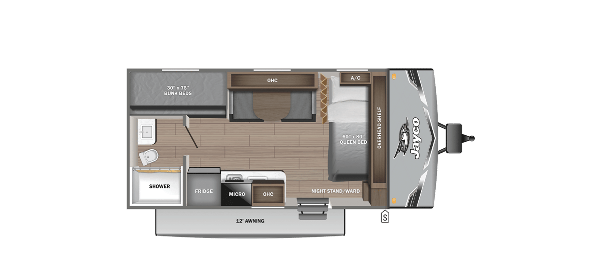 2027 Jayco Jay Flight 175BH floorplan