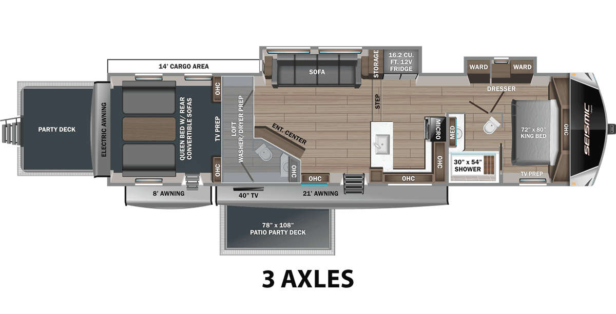 2026 Jayco Seismic 413 floorplan