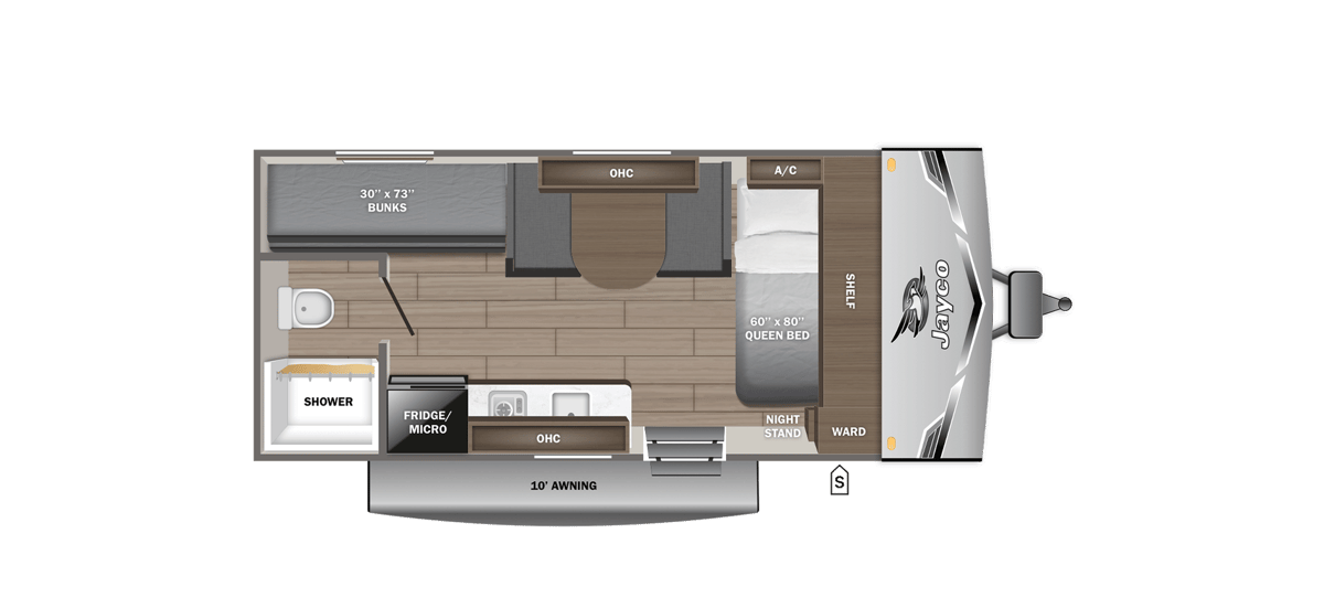 2027 Jayco Jay Flight 170BH floorplan